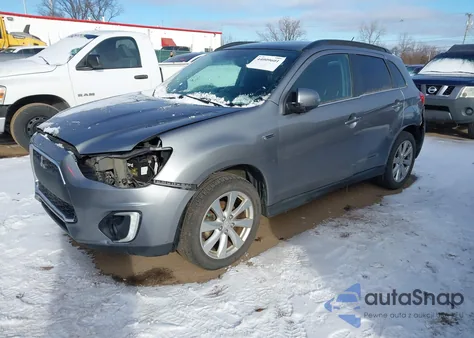 2015 Mitsubishi Outlander Sport Gt from USA, damaged, VIN 4A4AR4AW8FE056759